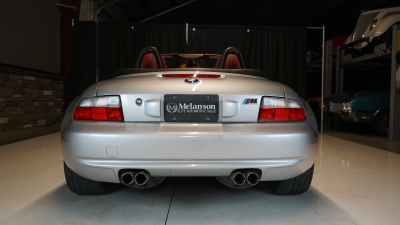 2002 BMW M Roadster in Titanium Silver Metallic over Imola Red & Black Nappa