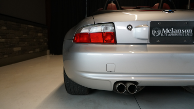 2002 BMW M Roadster in Titanium Silver Metallic over Imola Red & Black Nappa