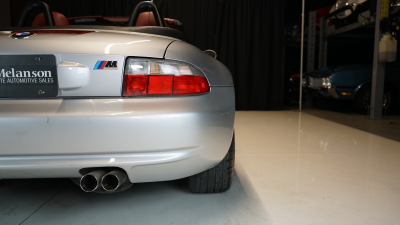 2002 BMW M Roadster in Titanium Silver Metallic over Imola Red & Black Nappa