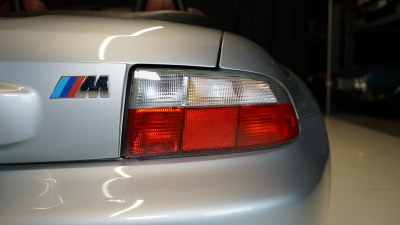 2002 BMW M Roadster in Titanium Silver Metallic over Imola Red & Black Nappa