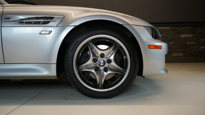 2002 BMW M Roadster in Titanium Silver Metallic over Imola Red & Black Nappa