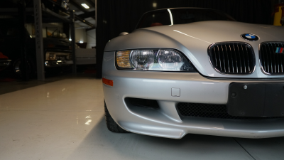 2002 BMW M Roadster in Titanium Silver Metallic over Imola Red & Black Nappa