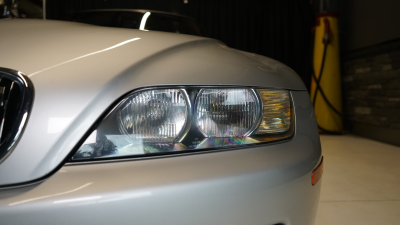 2002 BMW M Roadster in Titanium Silver Metallic over Imola Red & Black Nappa