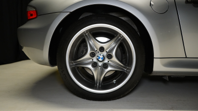 2002 BMW M Roadster in Titanium Silver Metallic over Imola Red & Black Nappa