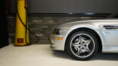 2002 BMW M Roadster in Titanium Silver Metallic over Imola Red & Black Nappa