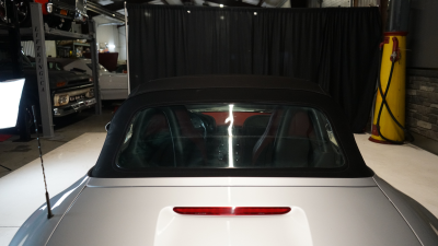 2002 BMW M Roadster in Titanium Silver Metallic over Imola Red & Black Nappa