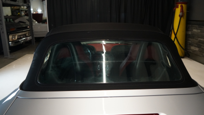 2002 BMW M Roadster in Titanium Silver Metallic over Imola Red & Black Nappa