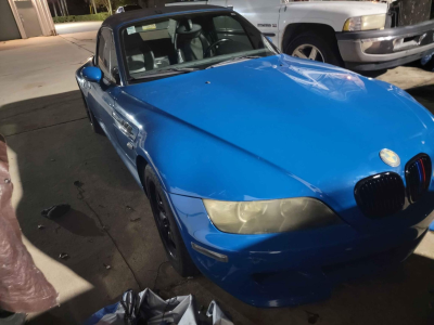 2002 BMW M Roadster in Laguna Seca Blue over Dark Gray & Black Nappa