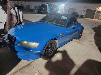 2002 BMW M Roadster in Laguna Seca Blue over Dark Gray & Black Nappa