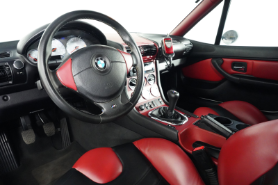 2002 BMW M Roadster in Alpine White 3 over Imola Red & Black Nappa