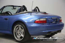 2002 BMW M Roadster in Estoril Blue Metallic over Estoril Blue & Black Nappa