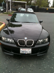 2002 BMW M Roadster in Black Sapphire Metallic over Black Nappa - Front