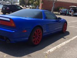 2002 Acura NSX in Long Beach Blue over Tan