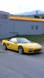 1990 Acura NSX in Spa Yellow over Black