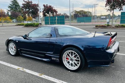 1990 Acura NSX in Berlina Black over Orange