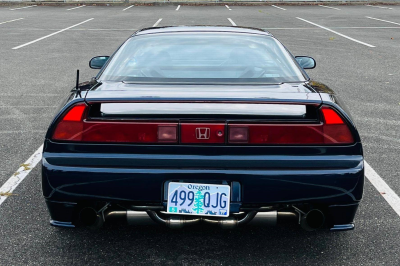 1990 Acura NSX in Berlina Black over Orange