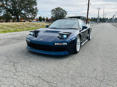 1990 Acura NSX in Berlina Black over Orange