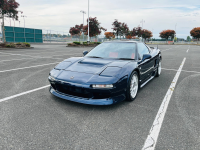 1990 Acura NSX in Berlina Black over Orange