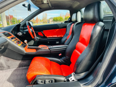 1990 Acura NSX in Berlina Black over Orange