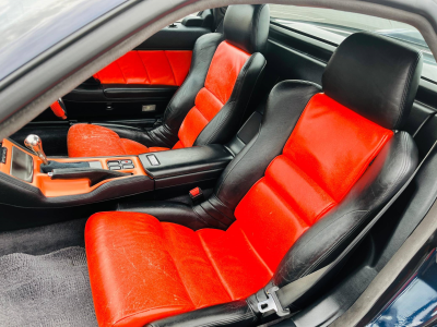 1990 Acura NSX in Berlina Black over Orange