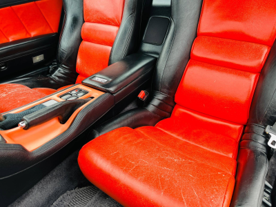 1990 Acura NSX in Berlina Black over Orange