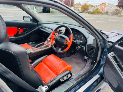 1990 Acura NSX in Berlina Black over Orange