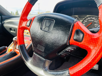 1990 Acura NSX in Berlina Black over Orange