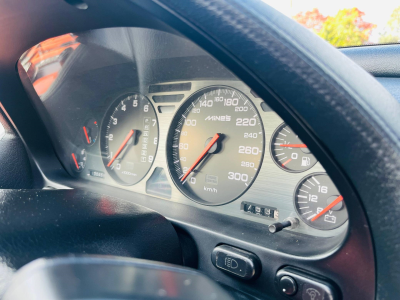 1990 Acura NSX in Berlina Black over Orange