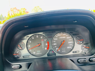 1990 Acura NSX in Berlina Black over Orange