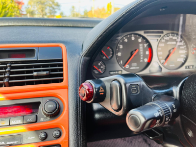1990 Acura NSX in Berlina Black over Orange