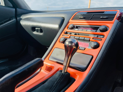 1990 Acura NSX in Berlina Black over Orange