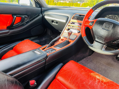 1990 Acura NSX in Berlina Black over Orange