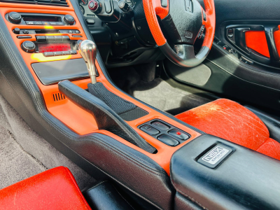 1990 Acura NSX in Berlina Black over Orange