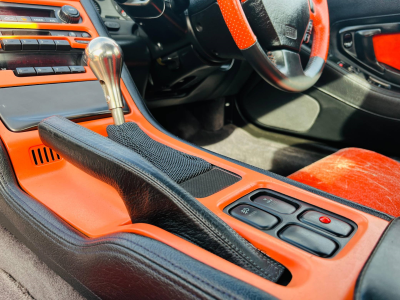 1990 Acura NSX in Berlina Black over Orange