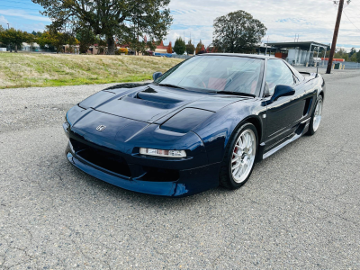1990 Acura NSX in Berlina Black over Orange