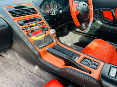 1990 Acura NSX in Berlina Black over Orange
