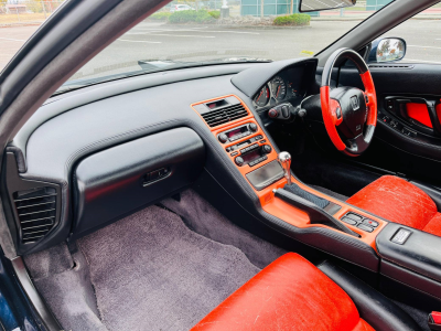 1990 Acura NSX in Berlina Black over Orange