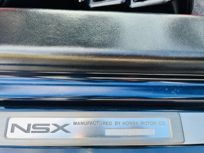 1990 Acura NSX in Berlina Black over Orange