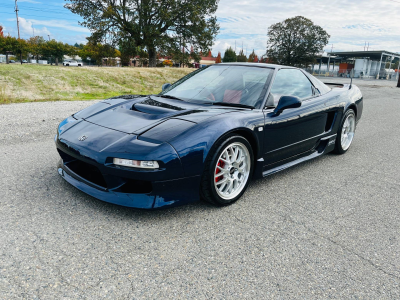 1990 Acura NSX in Berlina Black over Orange