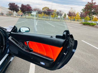 1990 Acura NSX in Berlina Black over Orange