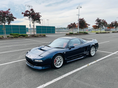 1990 Acura NSX in Berlina Black over Orange