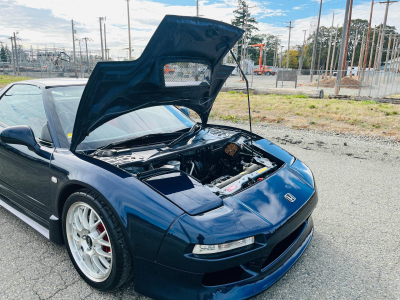 1990 Acura NSX in Berlina Black over Orange
