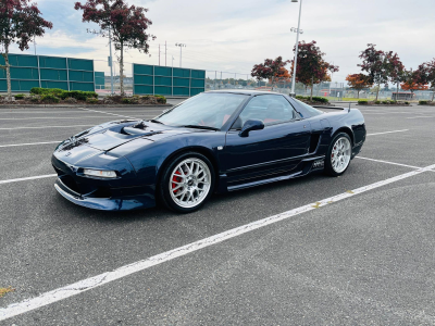 1990 Acura NSX in Berlina Black over Orange
