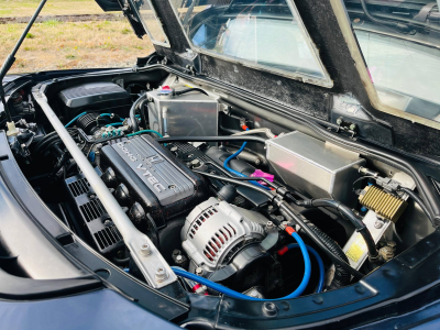 1990 Acura NSX in Berlina Black over Orange