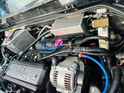 1990 Acura NSX in Berlina Black over Orange