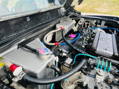 1990 Acura NSX in Berlina Black over Orange