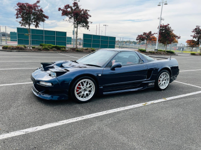 1990 Acura NSX in Berlina Black over Orange