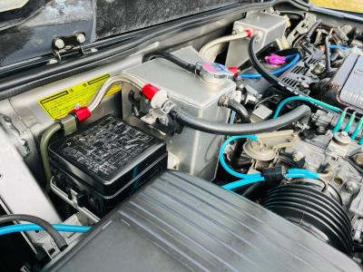 1990 Acura NSX in Berlina Black over Orange