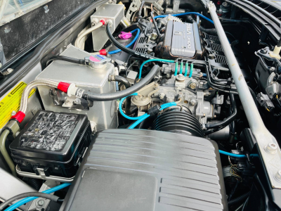 1990 Acura NSX in Berlina Black over Orange
