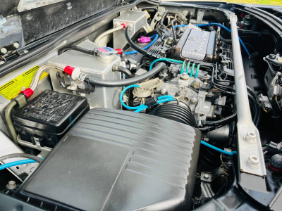1990 Acura NSX in Berlina Black over Orange